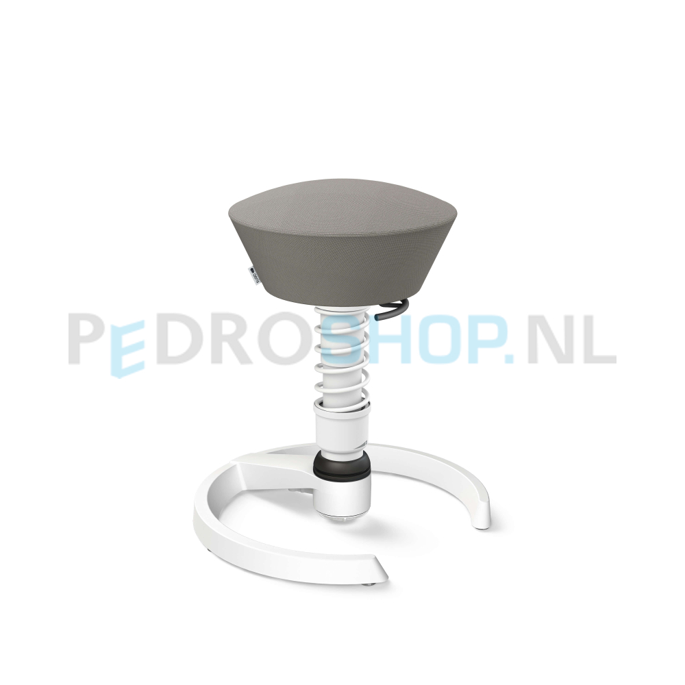 Aeris Swopper wit frame, wolmix, grijs