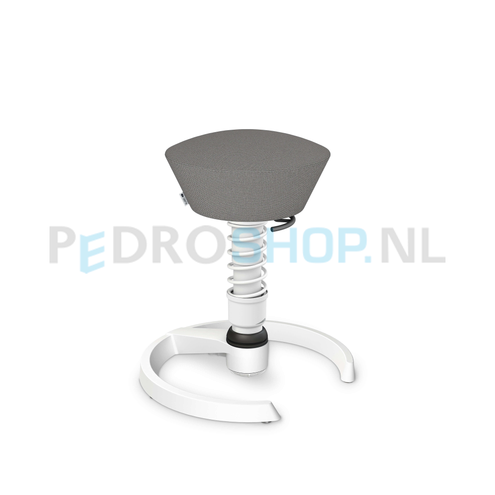 Aeris Swopper Swopper wit frame, gerecycled polyester, lichtgrijs gemêleerd 